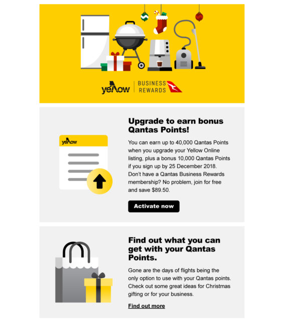 Yellow Pages email marketing 