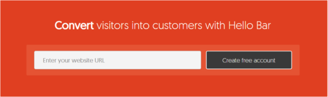 Generate leads with pop up lead forms from Hello Bar
